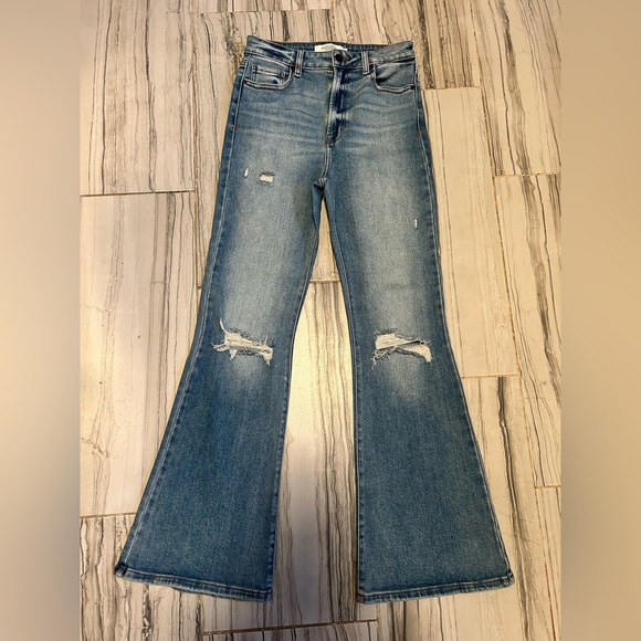 NWOT Buckle Hidden Jeans Happi High Rise Flare Stretch Jean - Picture 2 of 14